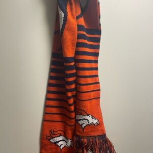 Denver Broncos Striped Scarf with Horse Logo